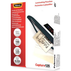 Fellowes Glossy 125 Micron Card Laminating Pouch  75x105 mm