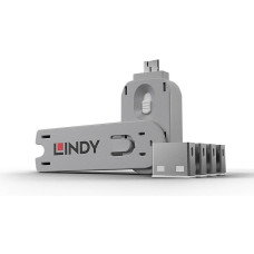 Lindy USB PORT BLOCKER 4PACK/WHITE 40454 LINDY