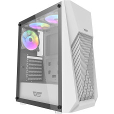 Darkflash Computer case Darkflash DK150 with 3 fans (white)