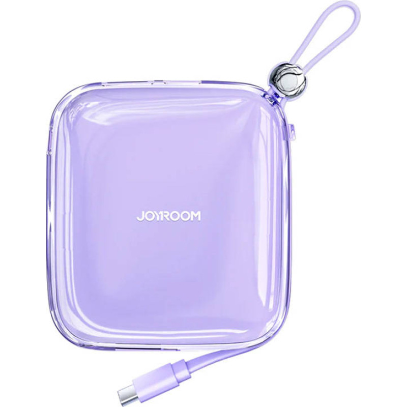 Joyroom Powerbank Joyroom JR-L004 Jelly 10000mAh, USB C (Purple) 10 + 4 pcs FOR FREE