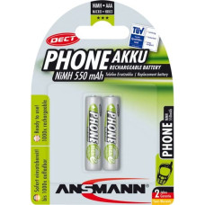 Ansmann 1x2 Ansmann maxE NiMH rech.bat. Micro AAA 550 mAh DECT PHONE