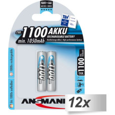 Ansmann 12x2 Ansmann NiMH bat. 1100 Micro AAA 1050 mAh