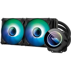 Darkflash PC Water Cooling Darkflash DX240 V2  ARGB 2x 120x120 (black)