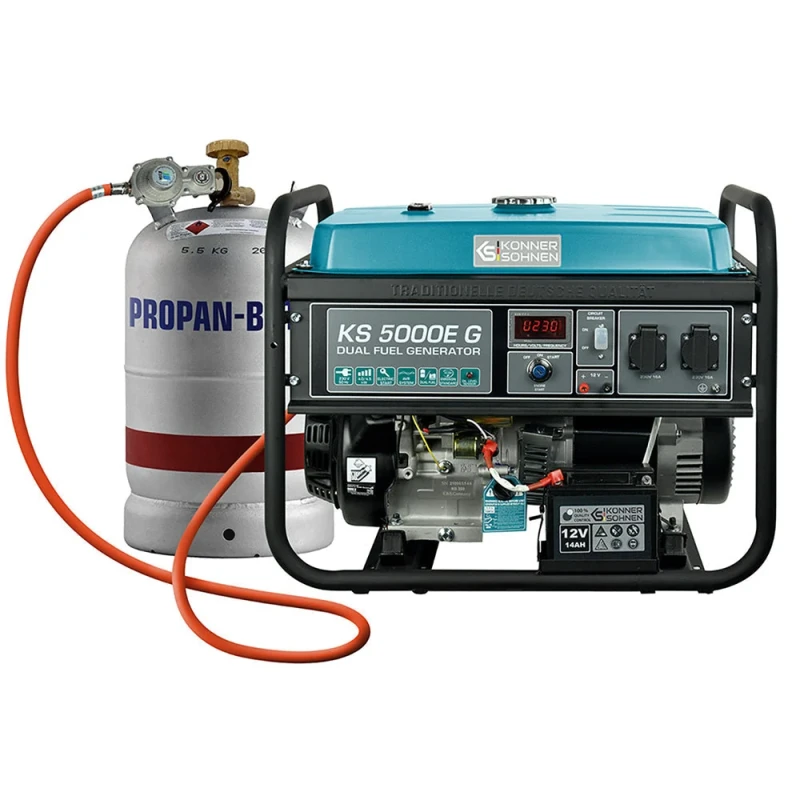 Benzīna gāzes ģenerators 4000W KS 5000E G, KONNER & SOHNEN